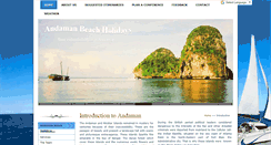 Desktop Screenshot of andamanbeachholidays.com